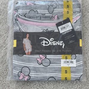 Disney Ladies’ Gray and Pink Sleepwear Set, Small, NWT